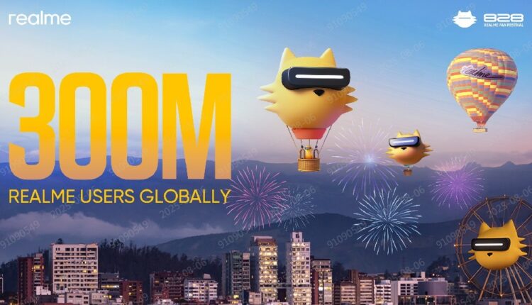 ريلمي الصينية تعلن الوصول إلى 300 مليون مستخدم حول العالم